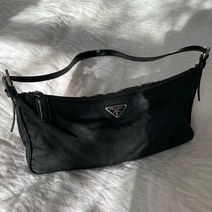 Prada Nylon Black Shoulder Bag